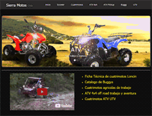 Tablet Screenshot of motos.sierrachile.com